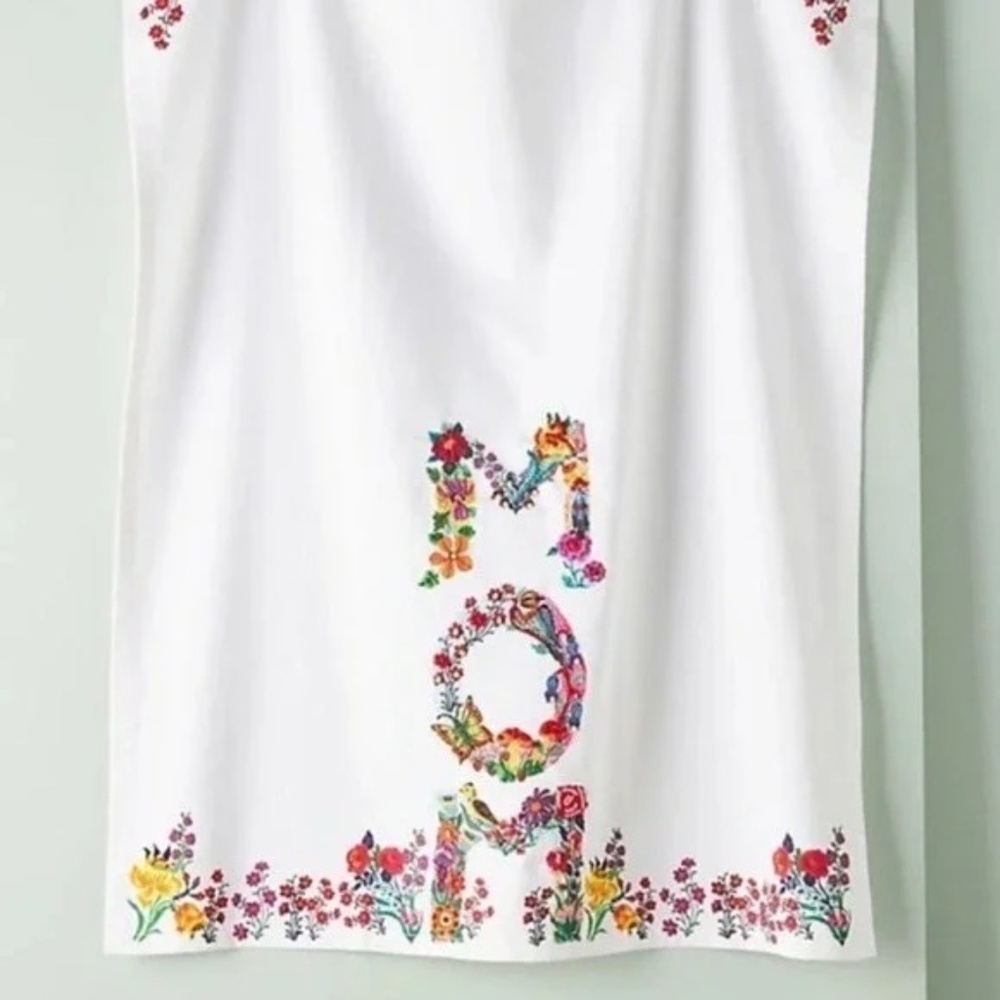 NWT Anthropologie Nathalie Lete MOM Kitchen Dish Tea Towel